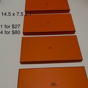 Authentic Hermes boxes